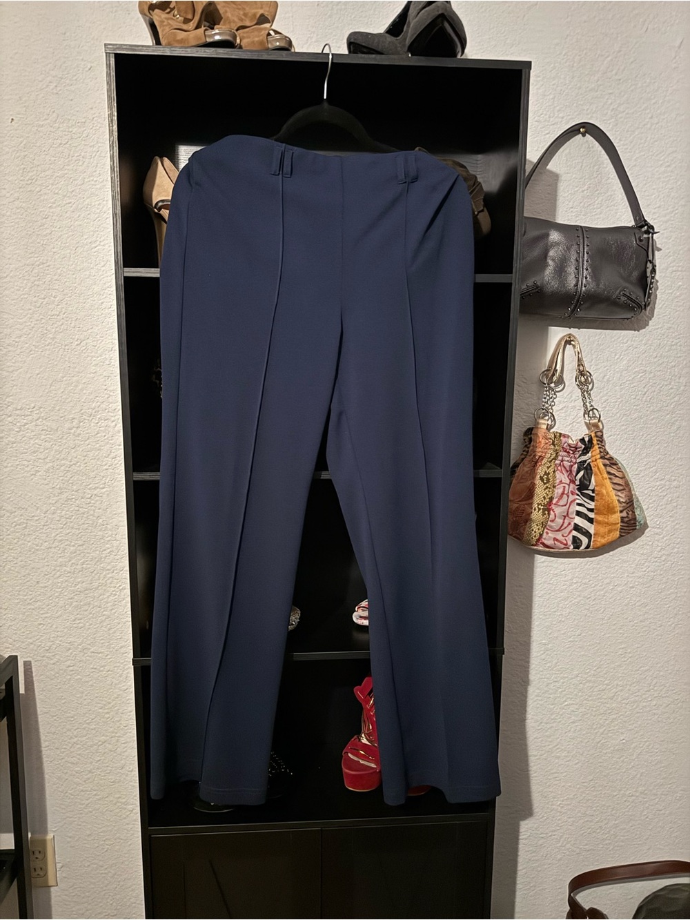 Soho Navy Women's Tailored Dress Trousers